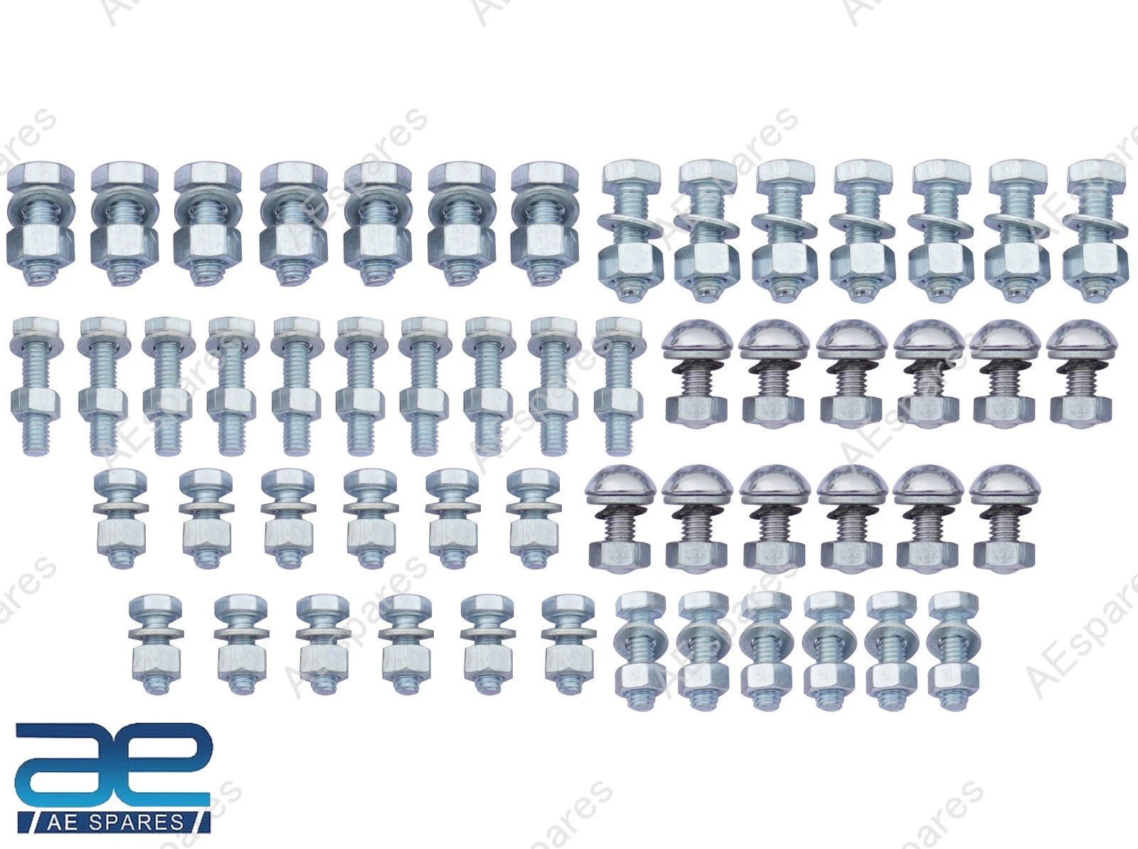 Fits Royal Enfield Complete Body Frame Fixing Nut Bolt & Screw Kit view 6