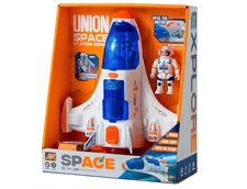Wbzle Union Space Rocket Spaceship Shuttle Toy with Astronaut Figure for Kids