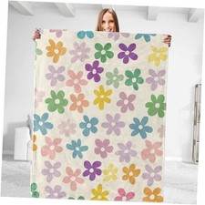 for Colorful Daisy Throw Blanket - Luxurious, Soft & 40in×50in Daisy02