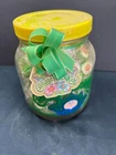 PD2) NEW OLD STOCK COLECO CABBAGE PATCH KIDS LEMON CHEW CANDY IN GLASS JAR LID
