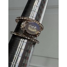 Copper Moonstone Ring Handmade Fashion Jewelry Size 7.5