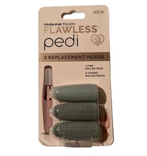 Finishing Touch Flawless Pedi 3 Replacement Heads NEW