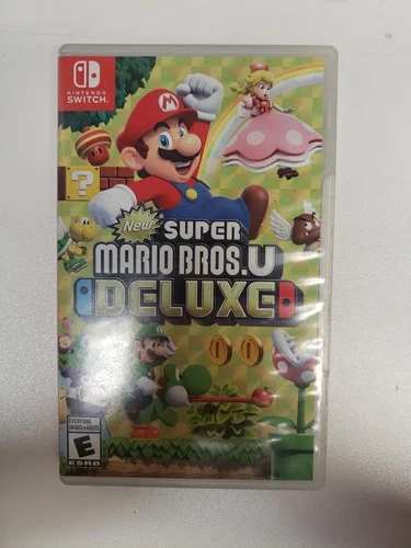 Super Mario Bros. U Deluxe - Nintendo Switch - Replacement Case - No Game