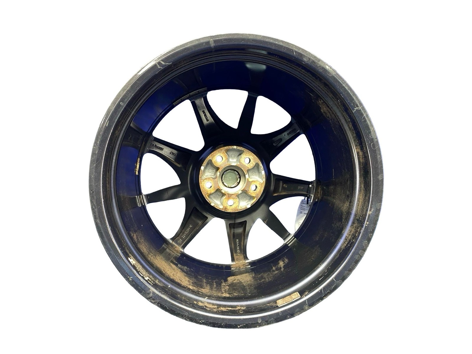 2008 - 2019 Maserati Granturismo 20X10.5 Rear 8 Spoke Wheel Rim Black 84072500