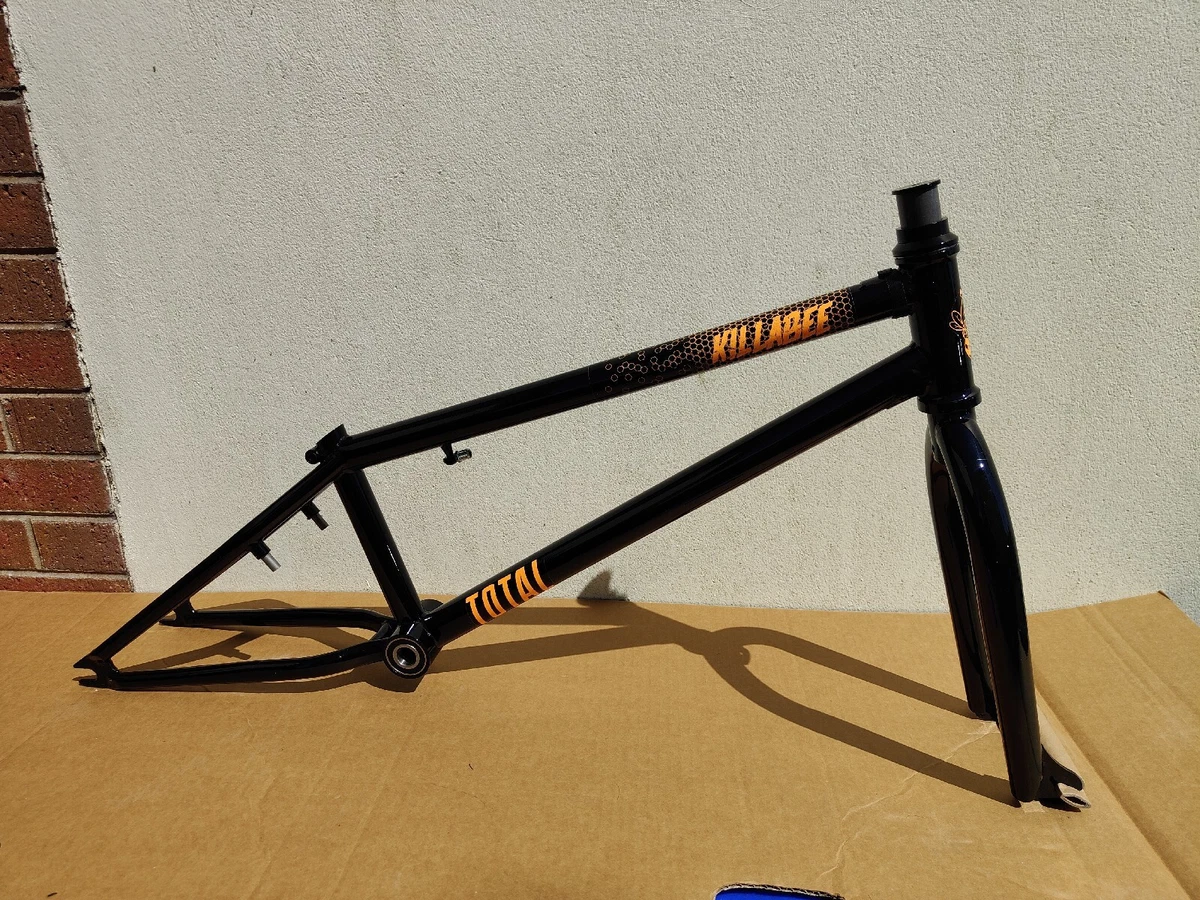 TOTAL KILLABEE BMX FRAME KIT BLACK ORANGE Frame Forks Headset Bb
