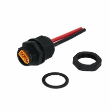 PG16 threaded waterproof Panel Mount + XT60 Male 12awg 15cm wire DIY Tinned end
