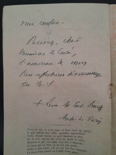 Autographe Léon Adolphe AMETTE Archevêque Bulletin LA DEMI-BUTTE Montmartre 1913 - Imagen 7 de 13