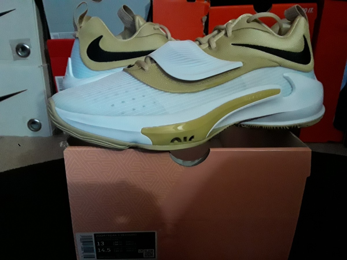 Nike Air Zoom Freak III 3 Giannis TB Promo Team Gold Black 
