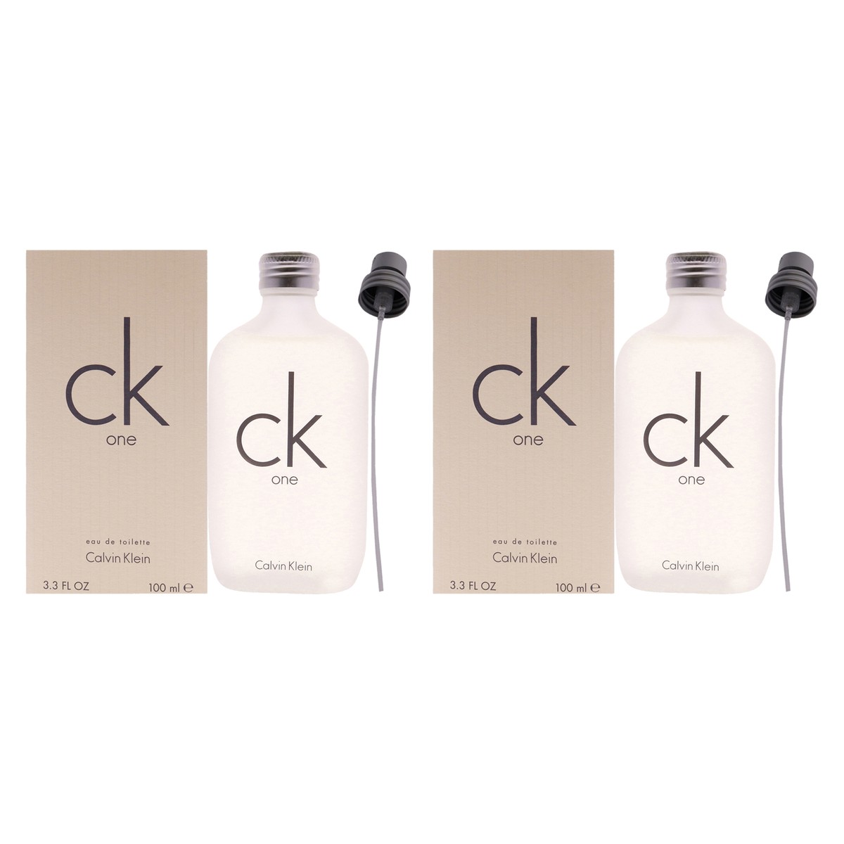 ＣＫ　be ・one３本セット CK One by Calvin Klein for Unisex - 3.4 oz EDT Spray - Pack
