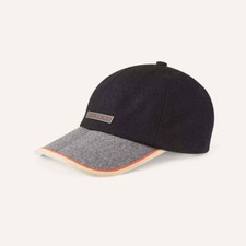 Image of Sealskinz Brooke Waterproof Foldable Peak Wool Branded Cap - Black
