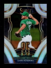 2020 SELECT 25 MAN SILVER PRIZM 25M-R1 LIAM HENDRICKS OAKLAND ATHLETICS