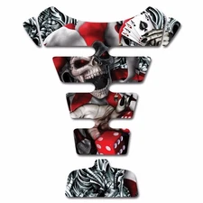 Universal Street Bike Fuel Tank pad Protector decal JOKER Stunt bike