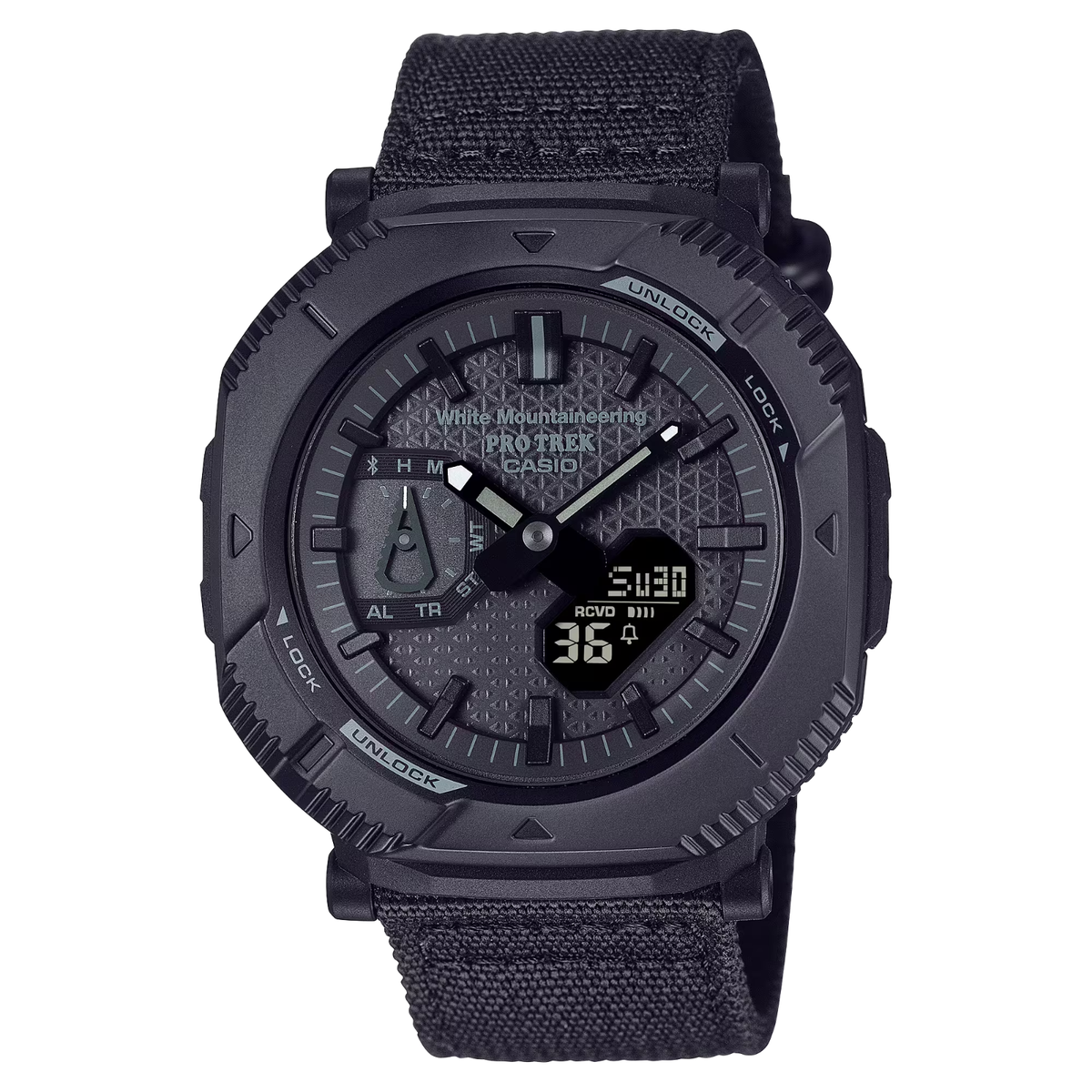 Casio PRO TREK x White Mountaineering Hiker Line Black PRJ-B001WM