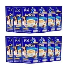 12x Beauti Srin Plus Detoxi Detox Coffee Fiber Weight Control Calories Low Fat