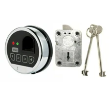 Fingerprint Safe Lock Biometric Gun Cabinet Lock Swingbolt With 2 Override Keys