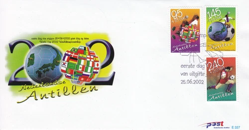 Netherlands - Dutch Antilles FDC Issue 2002 (337) Football - Soccer