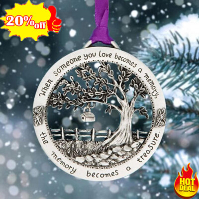 When Someone You Love Becomes A Memory Christmas Tree Hanging Pendant USNEW