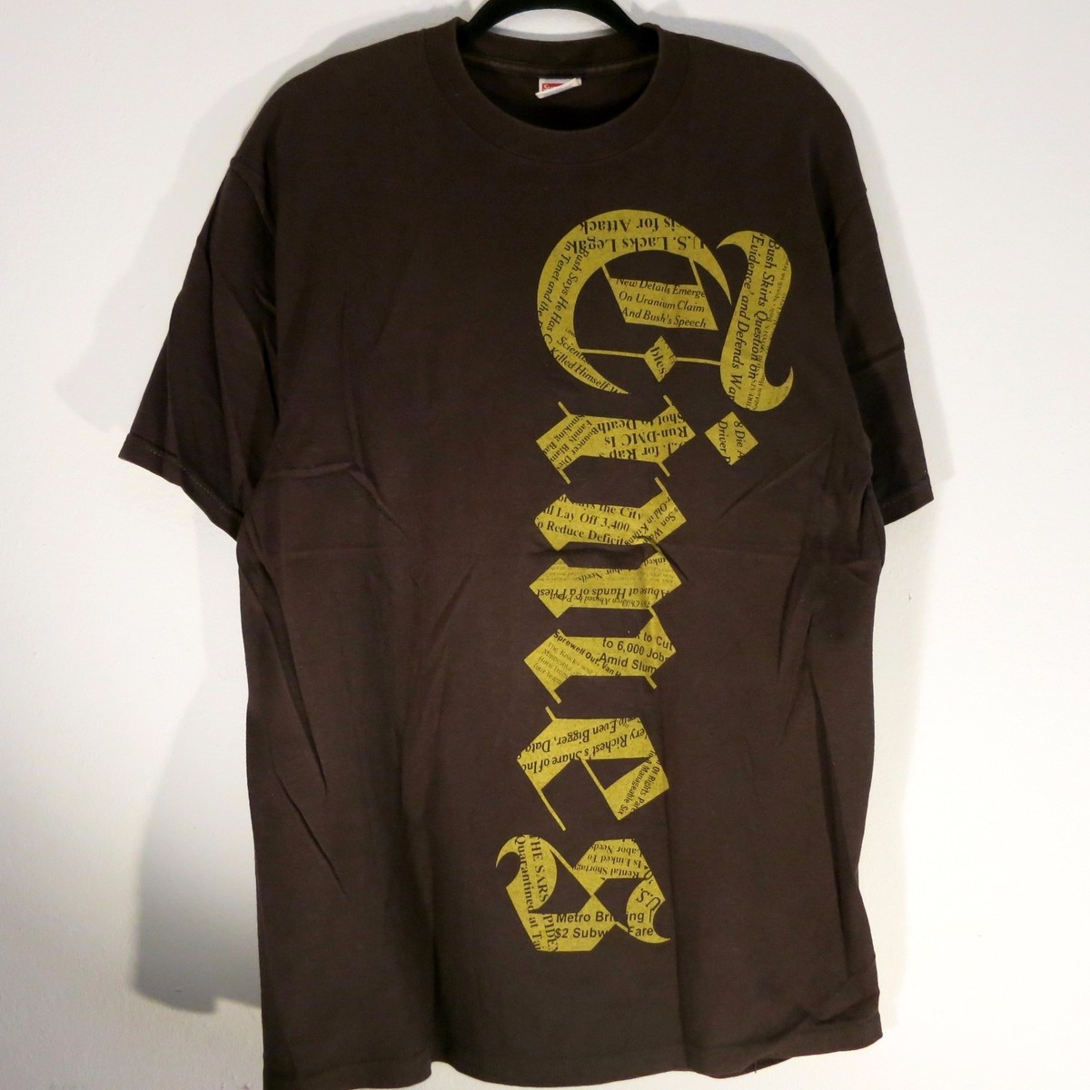 SUPREME HARD TIMES T-SHIRT vintage New York box logo | eBay UK