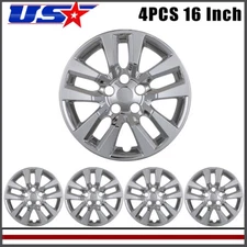 4Pcs 16''Wheel Rim Cover Hubcaps For 2013-2018 Nissan Altim Chrome Trim Rings