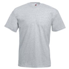 Image of 100% COTTON BLANK T SHIRT 5 PACK MEN'S NEW FRUIT OF THE LOOM PLAIN TEE'S T-SHIRT