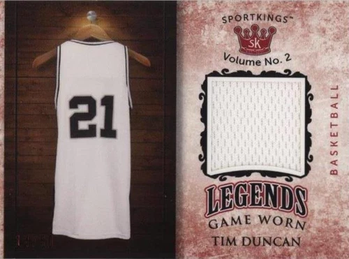 2021 Sportkings Volume 2 - Tim Duncan #LSM-18