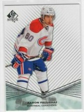 Aaron Palushaj 11-12 UD SP Authentic Extended Rookie RC #R45 Montreal Canadiens