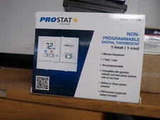 NEW PROSTAT + OEM PSP1100 NON-PROGRAMMABLE DIGITAL THERMOSTAT FOR AMANA GOODMAN