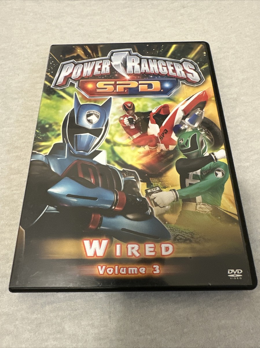 Power Rangers DVD S.P.D. Wired Volume 3 Disney | eBay