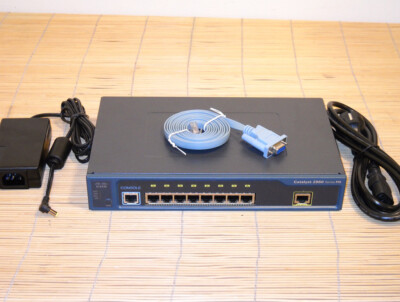 Cisco Catalyst WS-C2960PD-8TT-L Switch 8x 10/100 ports, 1x 10/100/1000 PoE Input