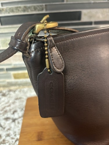 Vintage Coach MacDougal Small Crossbody Bag Leather 4130 Dated 1995 - Picture 2 of 11