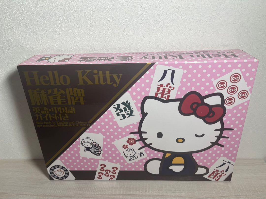 Sanrio Hello Kitty Mahjong Tiles Set Guide in English & Chinese