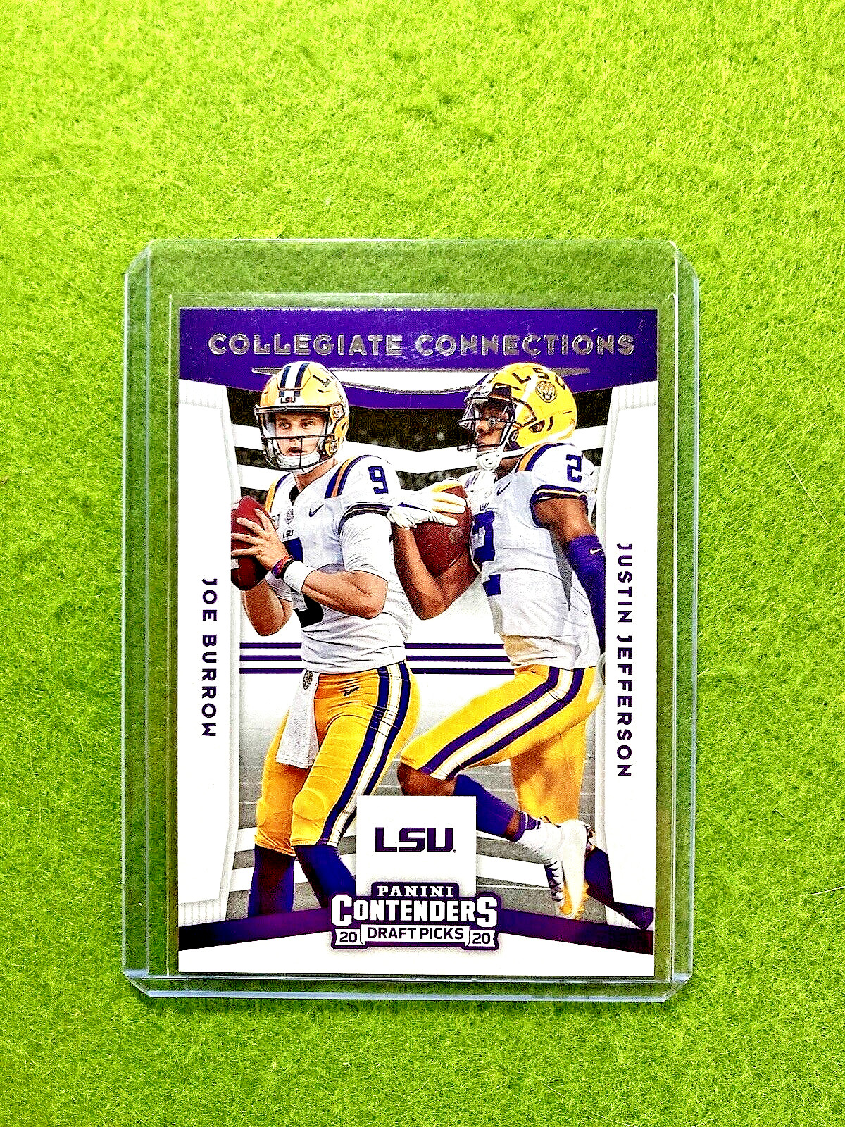 Joe Burrow ROOKIE CARD JUSTIN JEFFERSON RC 2020 Panini JOE BURROW Contenders