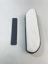 RANGER BAY SERIES STARBOARD LEANING POST ARMREST CUSHION GRAY / WHITE 14" BOAT