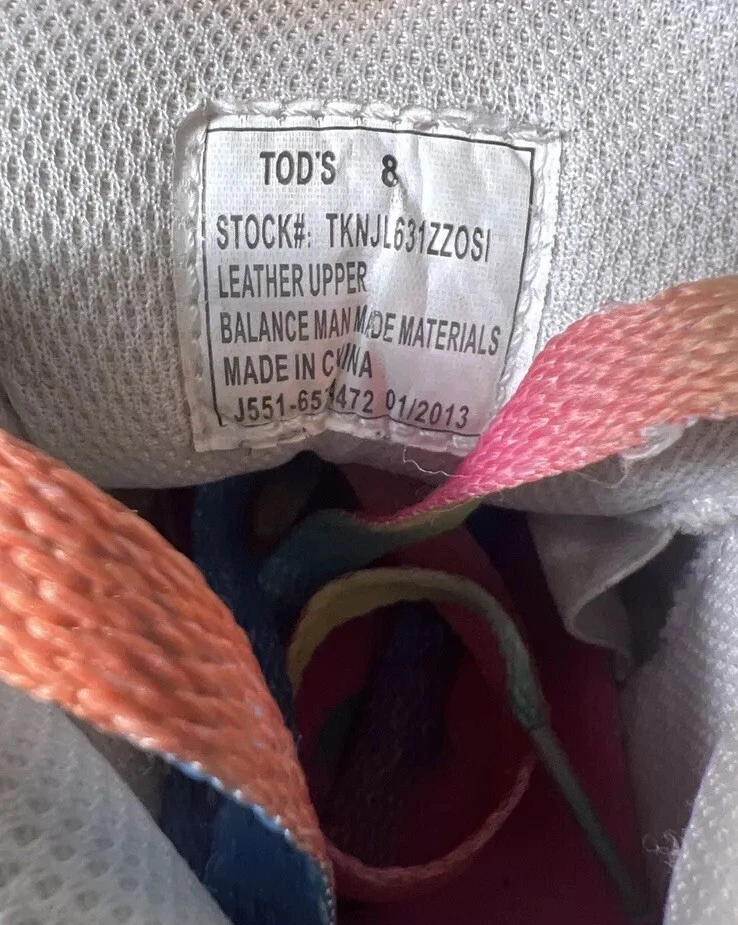 OSIRIS «Tod's» Sz 8 многоцветный кожаный коньков туфли девочек детей ясельного возраста РЕДКАЯ - Изображение 4 из 4