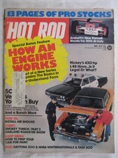 Magazine Auto Vintage Hot Rod May 1973 Pro Stocks Air Shocks Daytona 500 