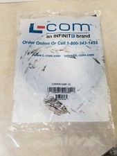 L-Com Deluxe Molded Black D-Sub Cable, DB15 Male / Female, 10.0 ft csmnb15mf-10