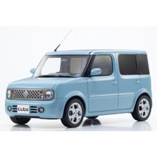 Kyosho KSR18060AB - 1/18 Nissan Cube Air Blue [Resin Cast Mini Car]