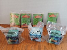 Vintage Burger King Disney's The Lion King Finger Puppets Set Of 3  4 Card Pk