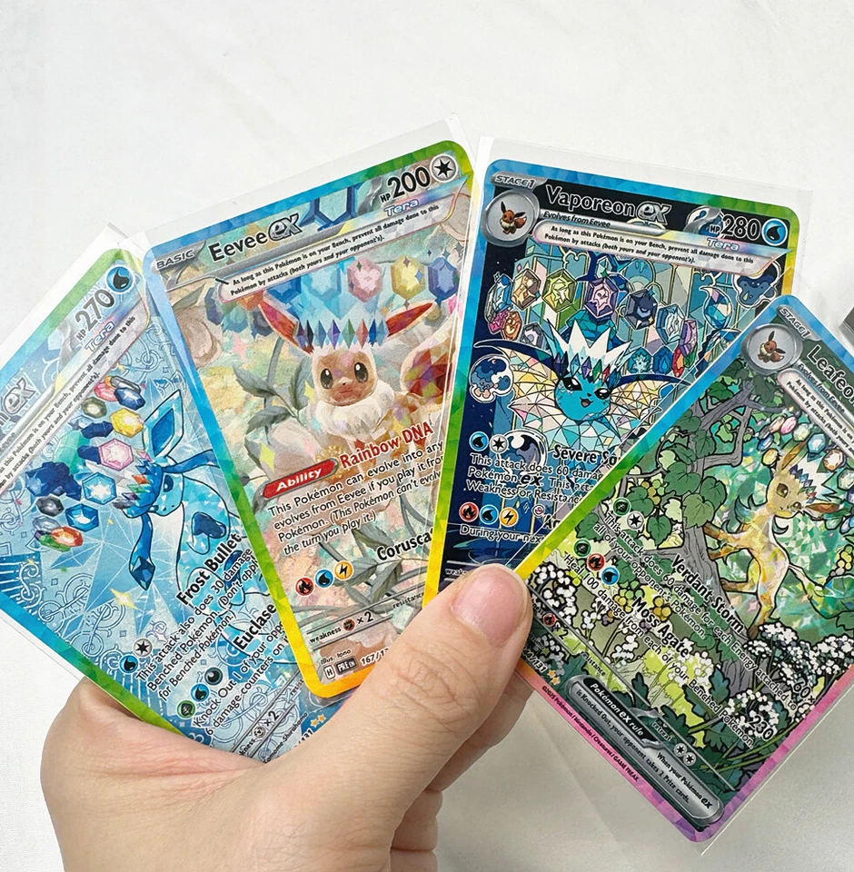 Brand New Cute Evolve Eevee EX Pokemon Metal Card Gift Collection Card English！ - Image 2 of 4