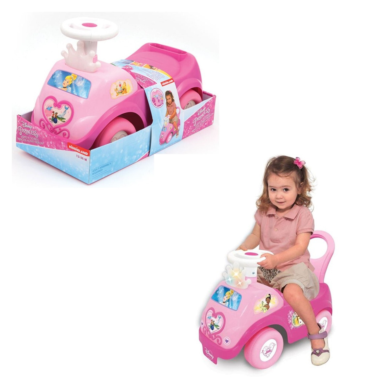 gioco macchina cavalcabile interattiva primi passi Le Principesse giocattolo