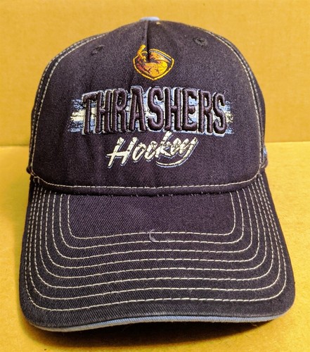 Atlanta Thrashers Hockey Reebok Blue Baseball Hat Cap Hook&Loop One Size Cotton