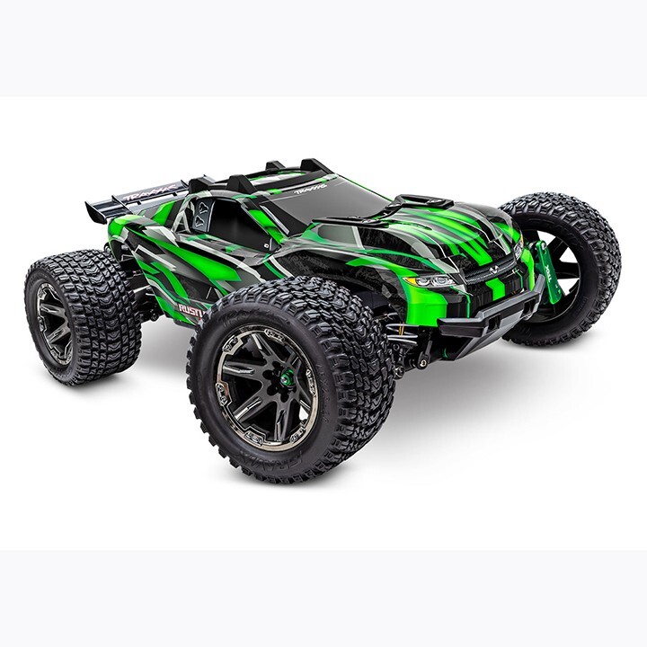 Traxxas #67097-4 1/10 RUSTLER 4X4 ULTIMATE Brushless Stadium Truck