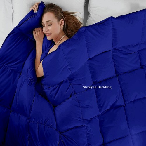 3 PCs Comforter Set Down Alternative 400 GSM Egyptian Cotton Multiple Colors - Picture 287 of 312