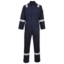 Image of Portwest Flame Resistant Super Light Weight Anti Static Workwear Coverall FR21