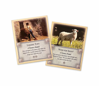 Tabletop Monthly Gift Pack: Longest Turn & Wood for Sheep Cards compatible wi...
