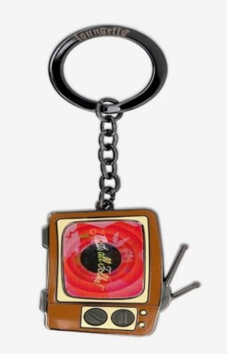 Looney Tunes 'That's All Folks' TV Set Exclusive Loungefly Lentincular Keychain