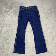 Rigolletto Bootcut Jeans Mens W31 Blue Denim