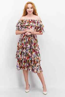open lace back dress Pink Polka Dot Satin Puff Sleeve Angela Midi Dress