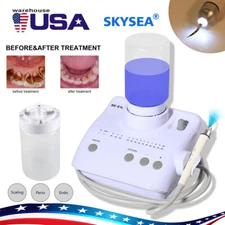 FDA Fit Cavitron Dental Ultrasonic Scaler fit EMS + LED Handpiece+Bottles SK-E1L