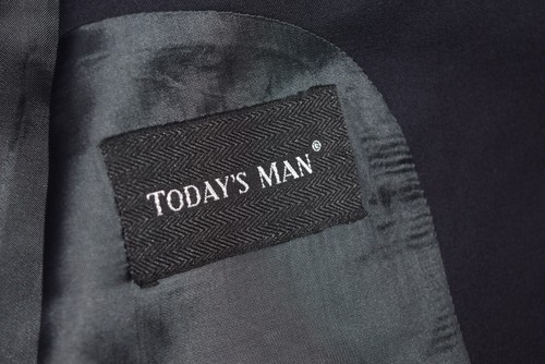 Cerruti 1881 Suit Mens 40 Navy Solid Jacket & Pants Wool 36x27 Italy Todays Man - Picture 11 of 16